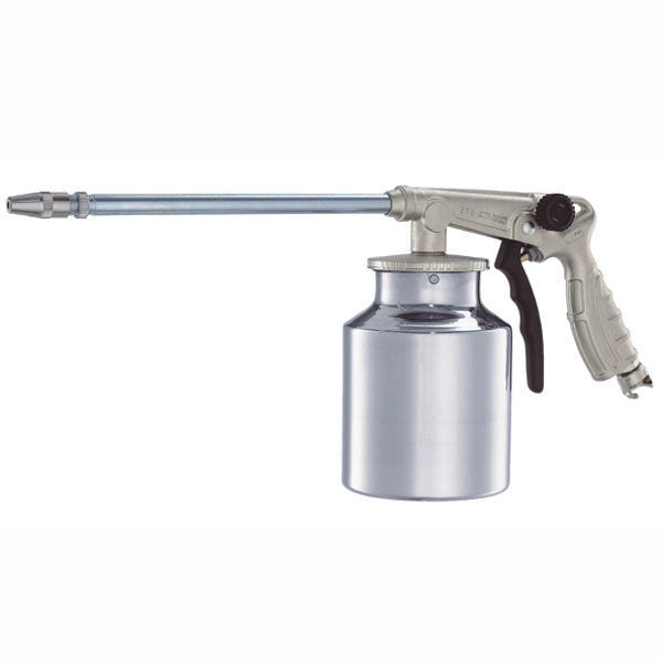 ANI 26B-11A Pistola Lavaggio Nafta Professionale Serbatoio 1 l Pressione Max 10 bar Corpo Alluminio Nichelato Valvola Progressiva