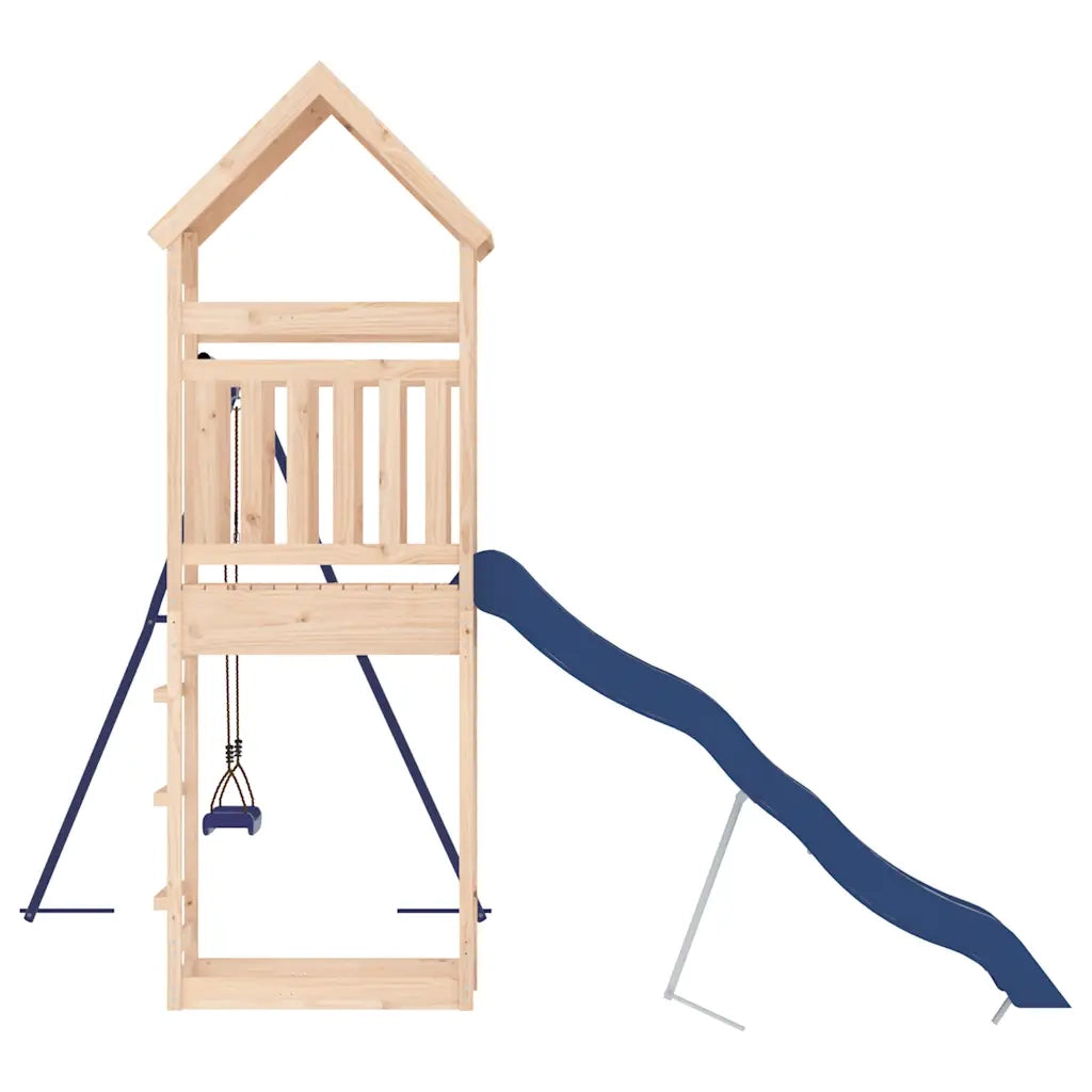 Set da Gioco da Esterno in Legno Massello di Pino 3156907