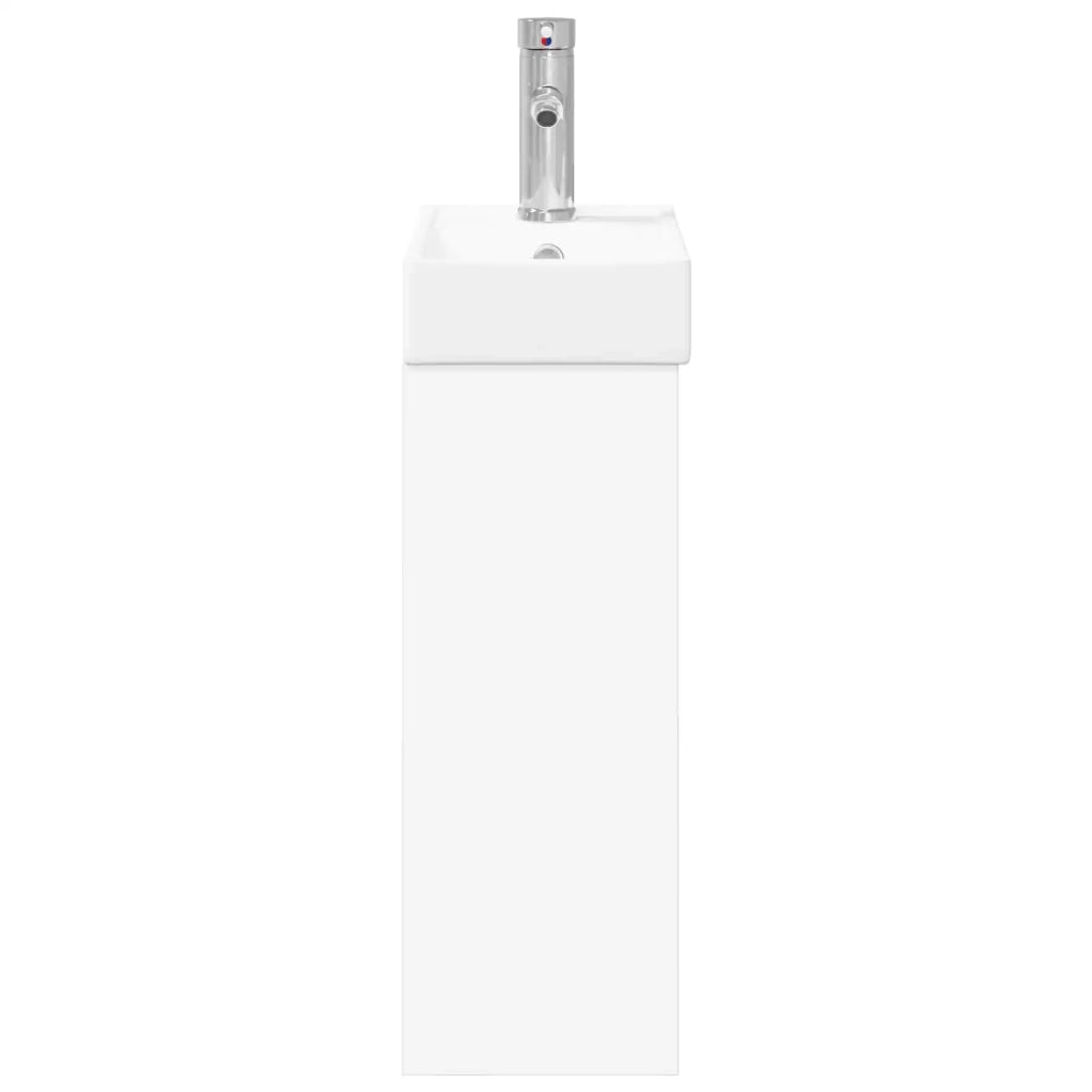 Mobile bagno con rubinetto Bianco 40,5 x 22,5 x 62 cm