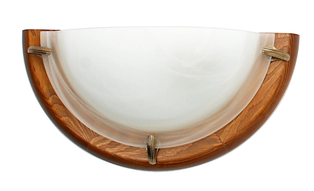 Plafoniera Candellux DUNA 11-64120 legno bianco E27 30cm