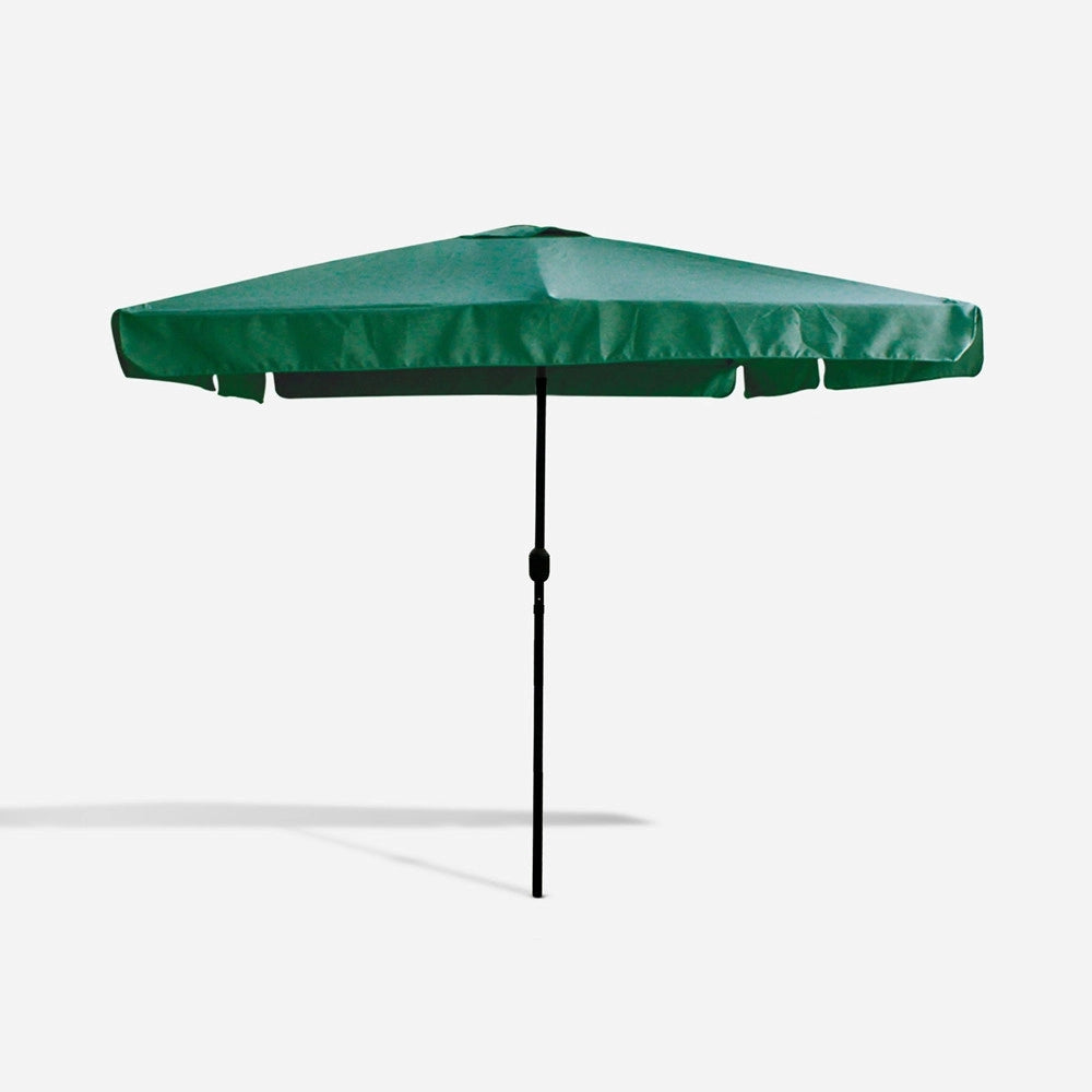 Trade Shop - Ombrellone Da Giardino Esterno Balcone Terrazzo Verde 3x2 Mt Con Manovella 223220 -