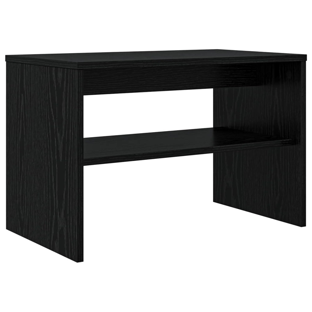Mobile TV Rovere Nero 60 x 35 x 40 cm Legno multistrato