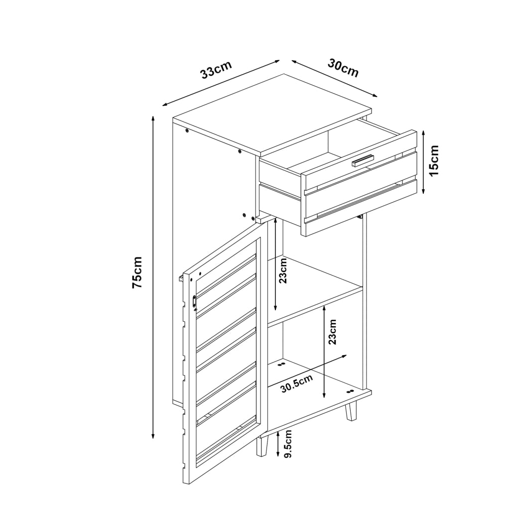 Mobiletto/scaffale da bagno in bambù naturale 75 x 33 x 30 cm 03_0008881