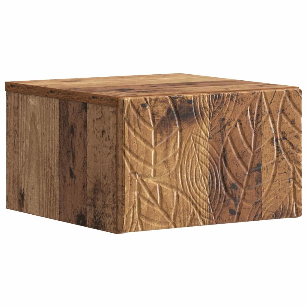 Tavolino da Parete Laterale Legno antico 34,5 x 33 x 20 cm 898781