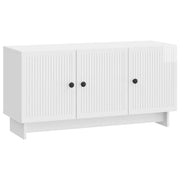 Mobile TV Bianco Lucido 99 x 34,5 x 50 cm Legno ingegnerizzato