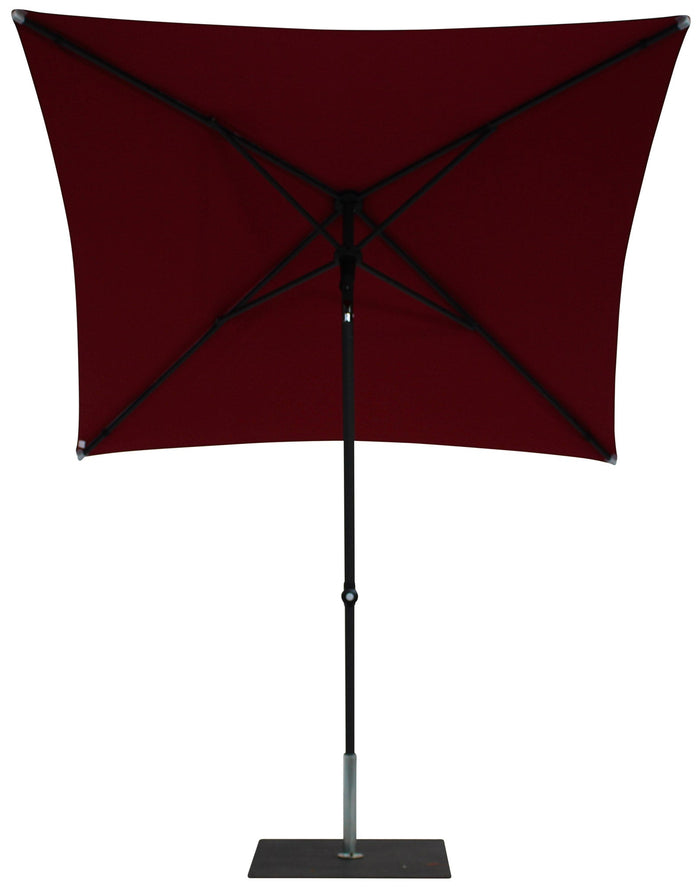 Ombrellone da Giardino 2x2 m Palo Ø38 mm in Alluminio Tessuto Olefin Trend Bordeaux