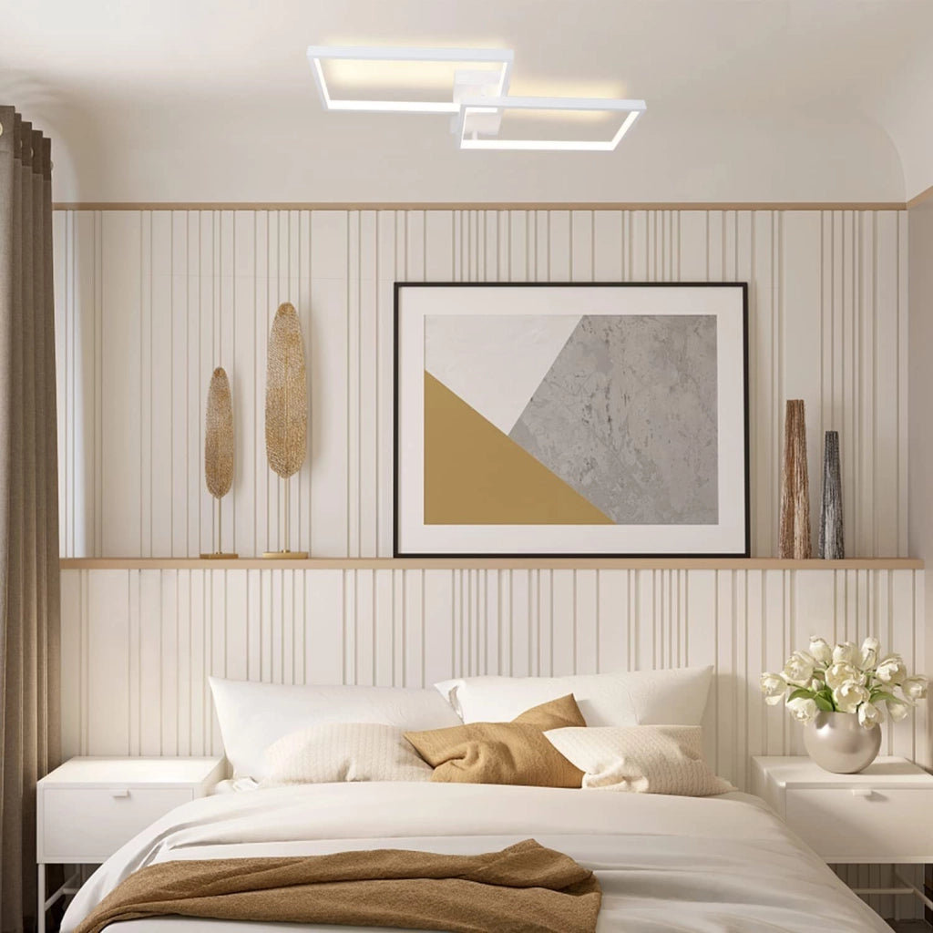 ZMH Lampada da soffitto a LED con telecomando e dimmerabile per soggiorno e ufficio