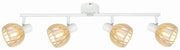 Plafoniera Candellux Atarri 94-68101 bianco, 4xE14
