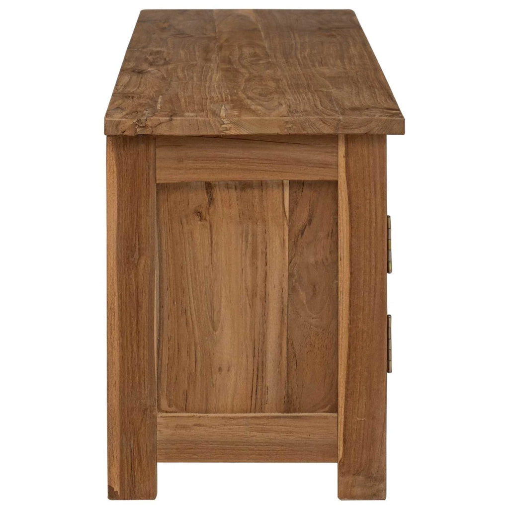 Mobile TV 110 x 30 x 40 cm Naturale Legno di teak solido 42024248