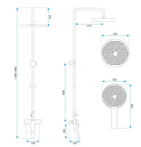 Set Doccia Rea Bloom Gold