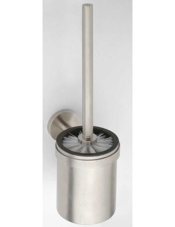 Scopino per WC NEO Bianco in Acciaio Inox 34x13.5cmxØ9cm