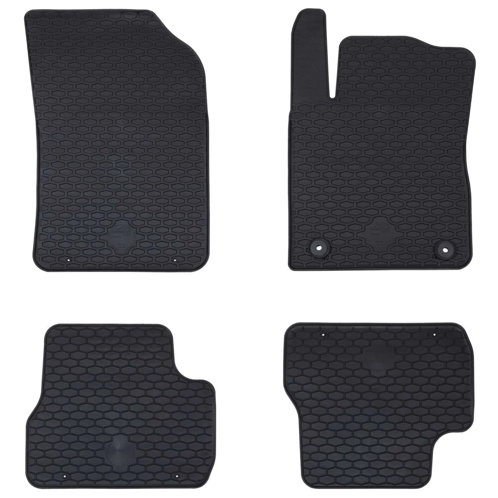 Tappetino per Auto 4 pz Nero adatto per C3 2017-2024 Gomma CFW4018435