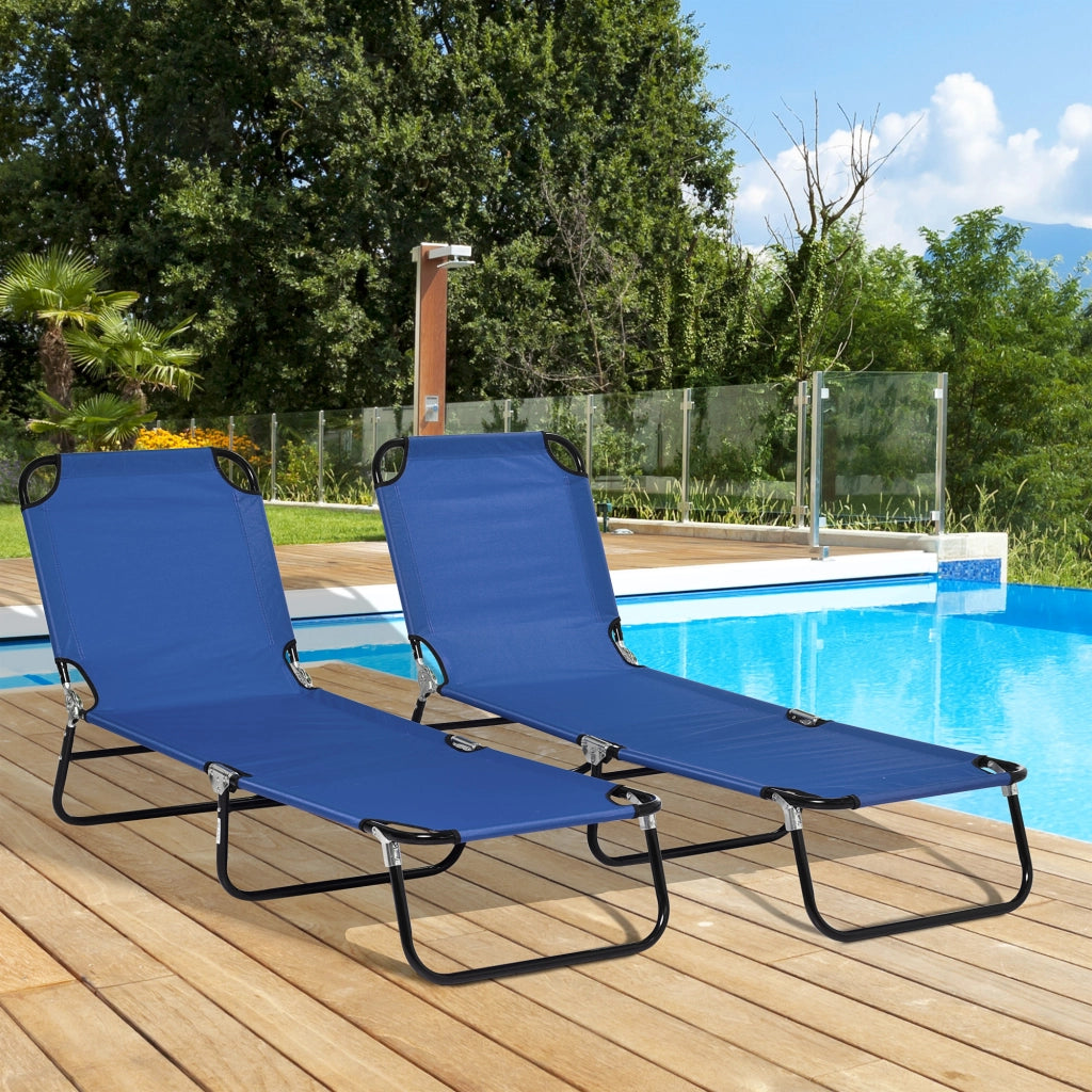 Set Lettini Sole Pieghevoli 2 Pezzi ¨C zephmum ¨C Grigio