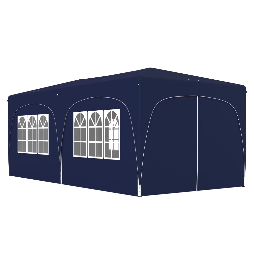 Gazebo pieghevole 3x6 m con pannelli laterali UPF50+ ¨C zephmum ¨C blu scuro