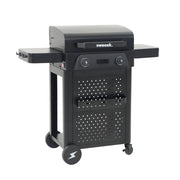 Barbecue elettrico in acciaio smaltato 2 bruciatori 2300w, nero