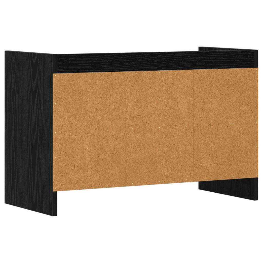 Mobile TV 71,5 x 33 x 47 cm Rovere Nero Legno ingegnerizzato 8011148