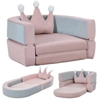 Blocchi Morbidi di Schiuma per Bambini con Cuscino Giocattolo per Apprendere, Arrampicarsi e Gattonare, Rosa