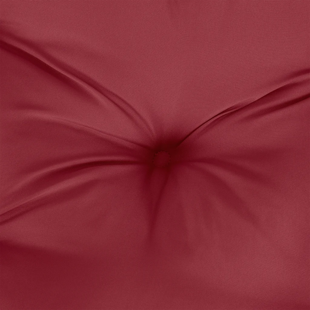 Cuscino per pallet | Cuscini per sedie Rosso Vino 80x80x12 cm in Tessuto