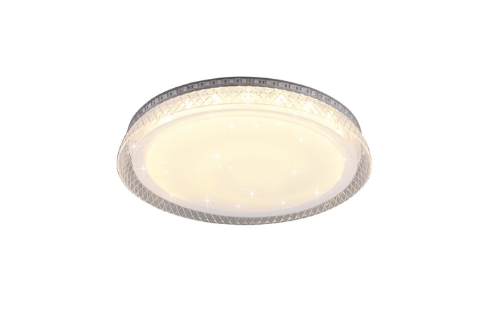 Plafoniera da Interno a LED in Plastica Bianco