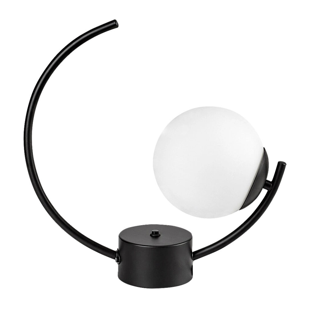 Lampada da tavolo Rabalux Mesiro nera/bianca E14 25W