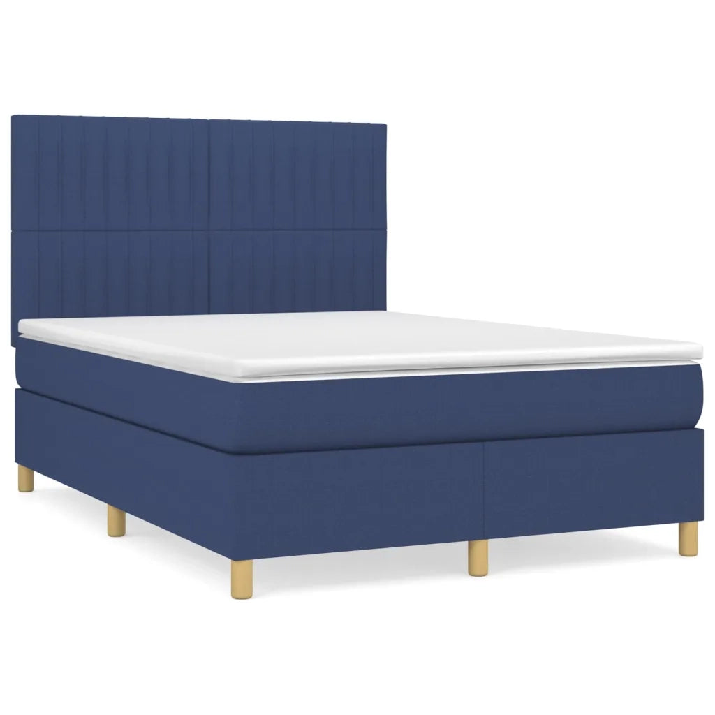 Giroletto a Molle con Materasso Blu 140x190 cm in Tessutocod mxl 75760