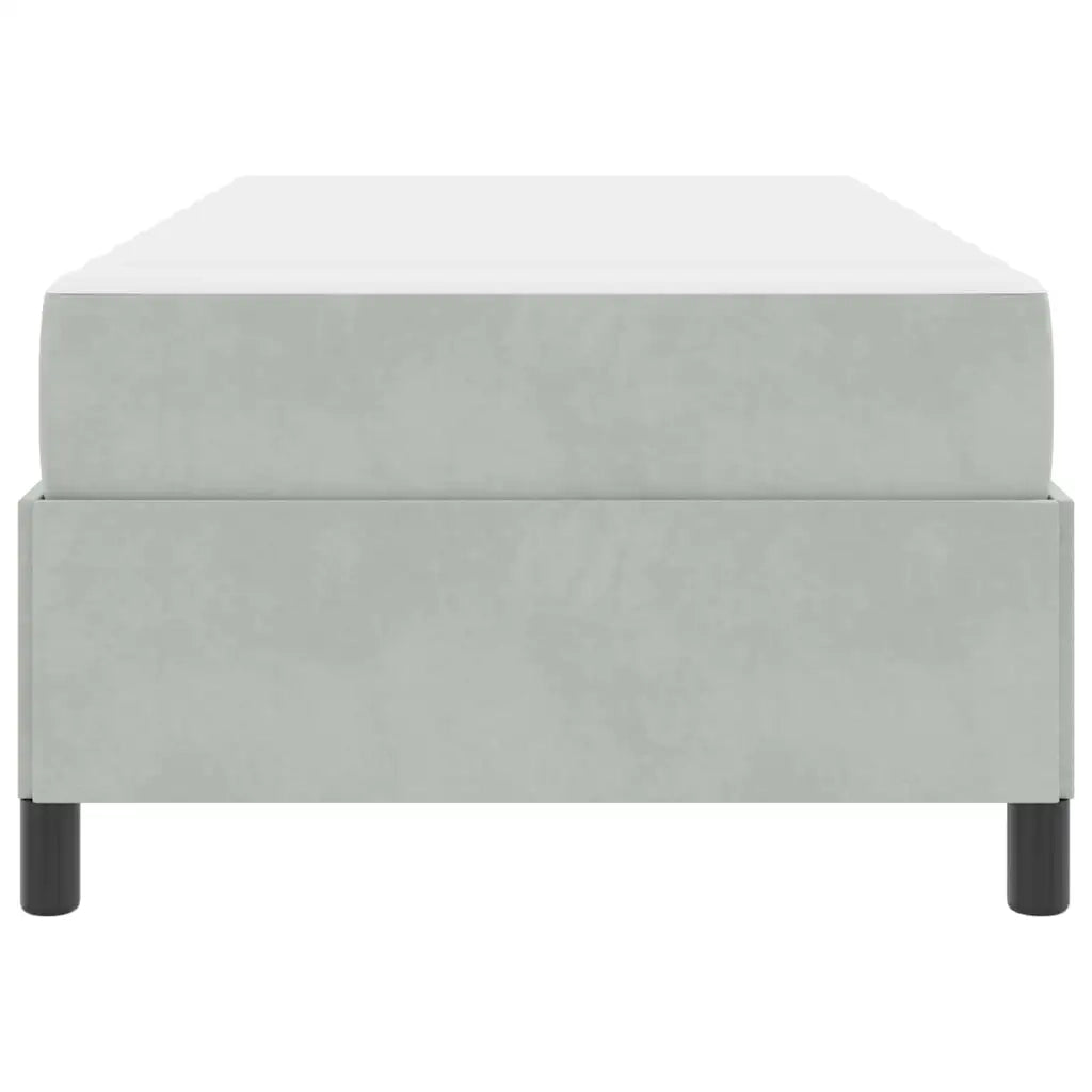 Struttura del letto-Giroletto Grigio chiaro 80 x 200 cm Tessuto 173984