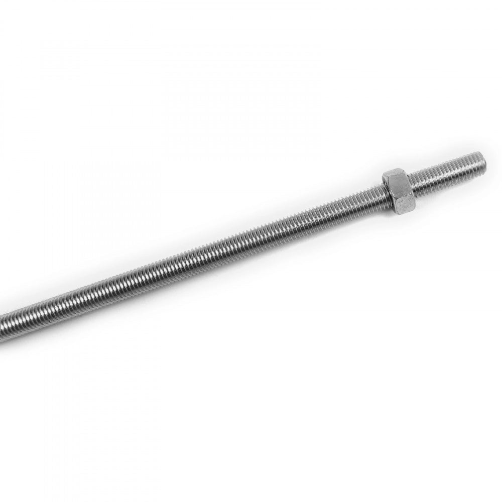 Barra asta filettata 6mm di acciaio zincato da 1mt classe di resistenza 4.8 passo grosso