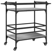 Carrello da Cucina Grigio Sonoma 82x40x78,5cm Legno Multistrato CFW2367923