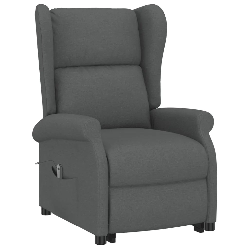 Poltrona Alzapersona in Tessuto Grigio Scuro 289731