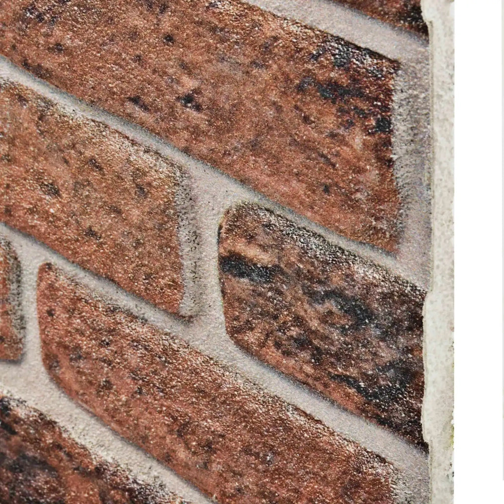 Pannelli da parete 10 pz Mattone Marrone 100 x 50 cm CFW6758123