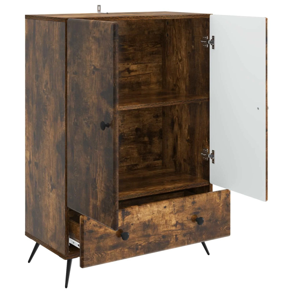 Credenza Rovere Fumo 66 x 34,5 x 95 cm Legno ingegnerizzato 895590