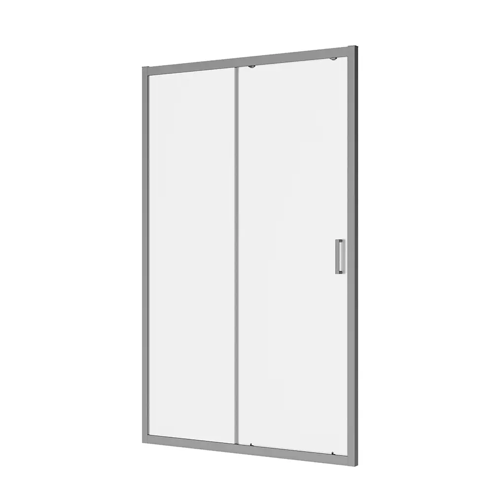 Box doccia nicchia da 140 cm apertura scorrevole reversibile vetro opaco h190 | Sicily