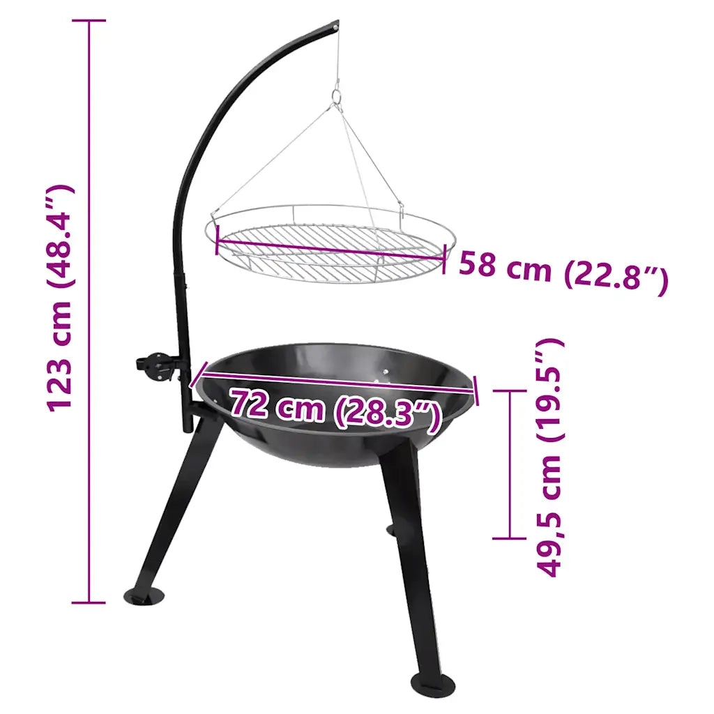 Stand per Barbecue a Carbonella Rotondo 40715