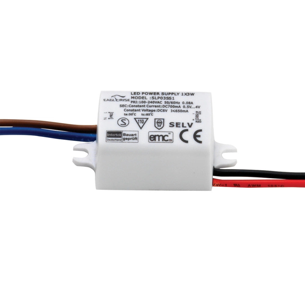 Trade Shop - Alimentatore Trasformatore Driver Per Faretto Da Incasso 3 7 9 12 15 18w 25watt -  3 Watt