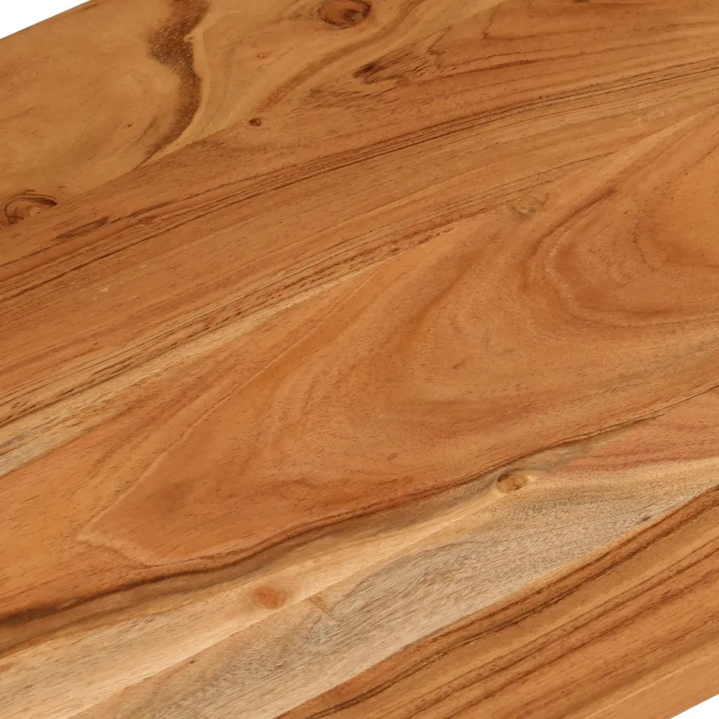 vidaXL Piano Scrivania 100x80x2,5cm Rettangolare Legno Massello Acacia
