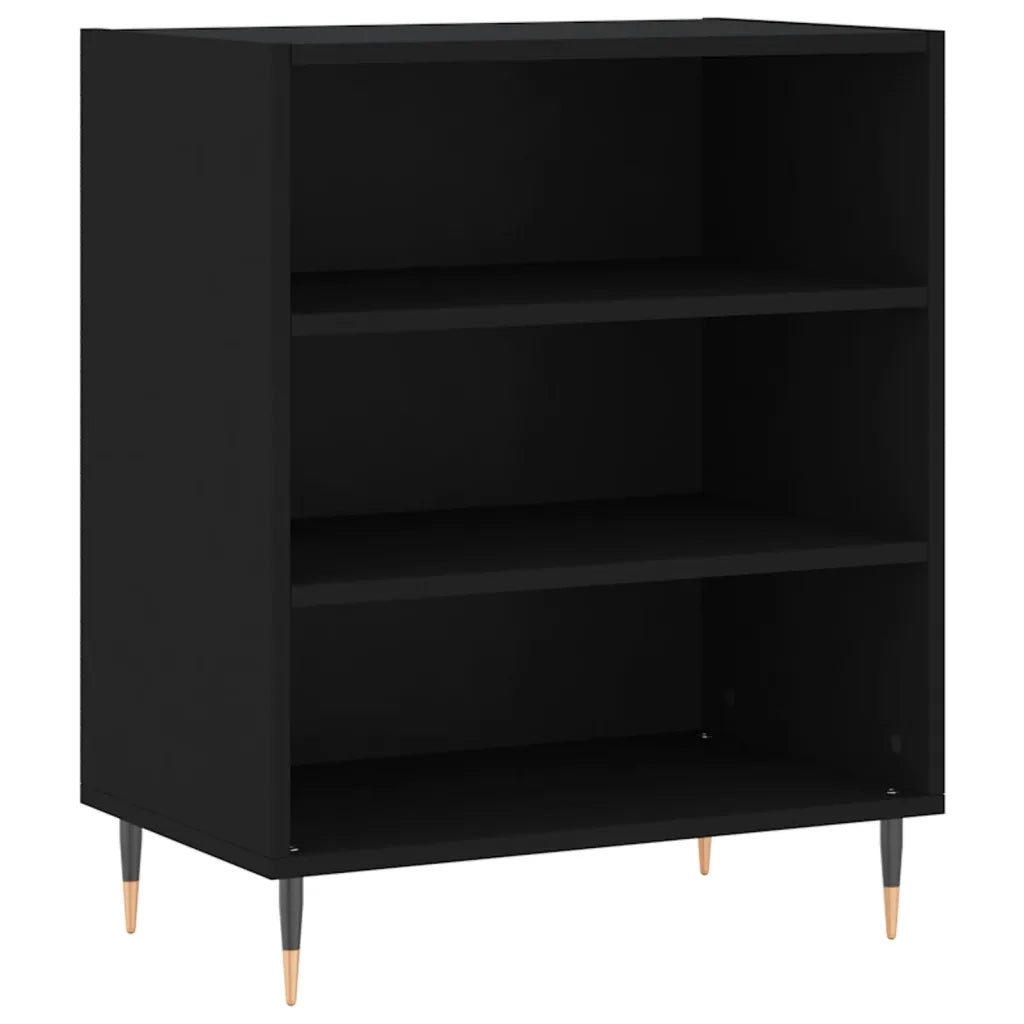 Credenza Nera 57x35x70 cm in Legno Multistratocod mxl 79082