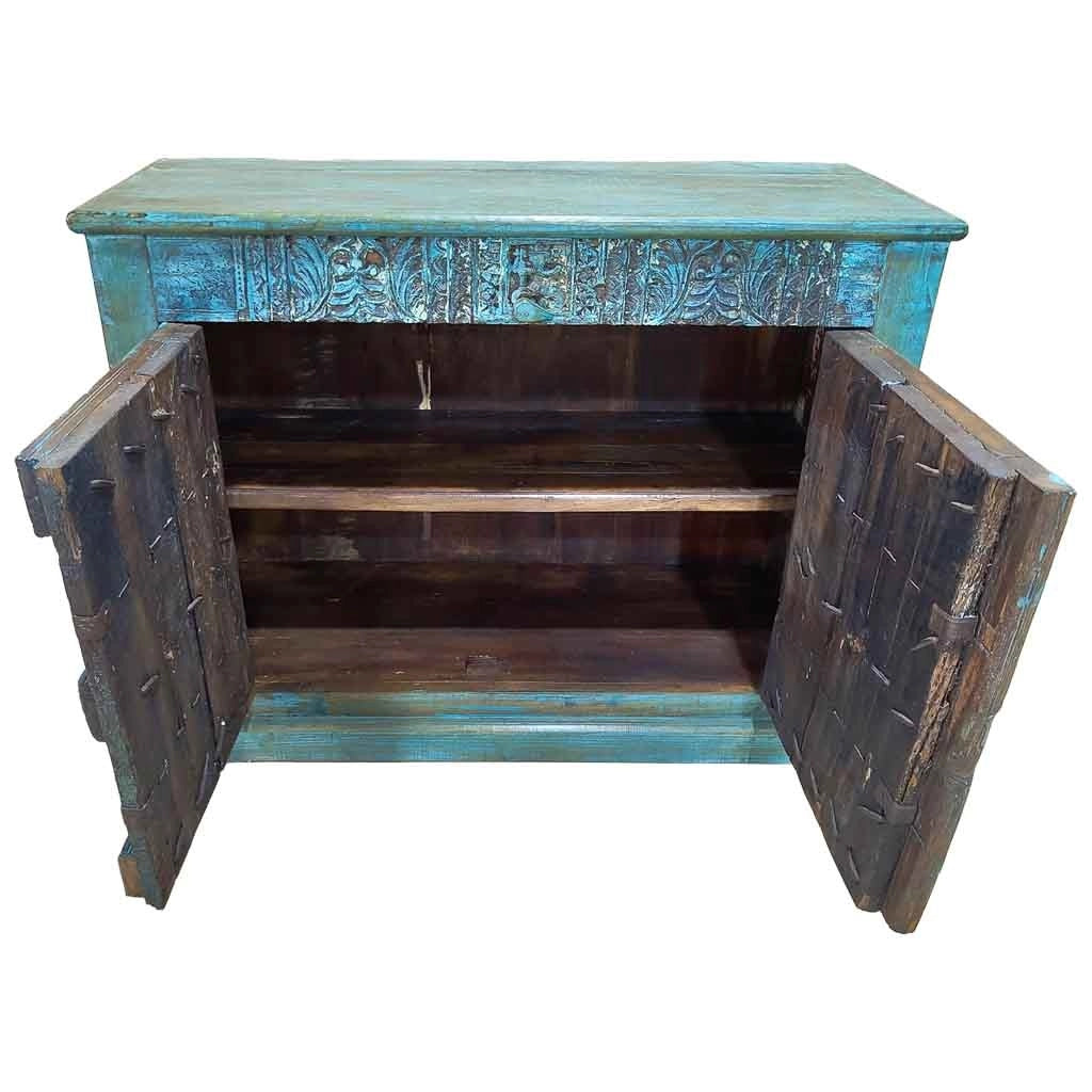 Credenza in legno fatta a mano 117x50x89h cm