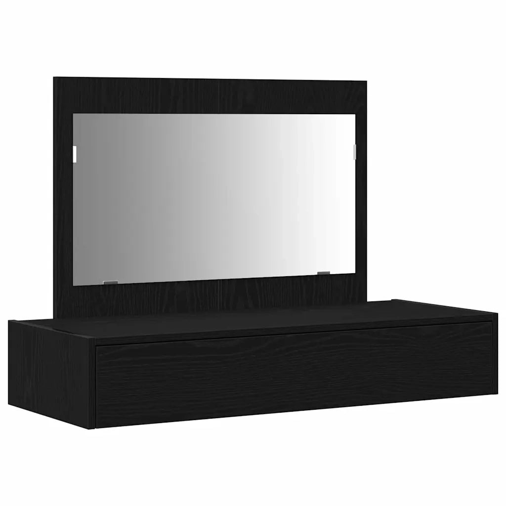 Tavolo da Trucco Nero 100 x 40 x 70 cm Legno multistrato 865209