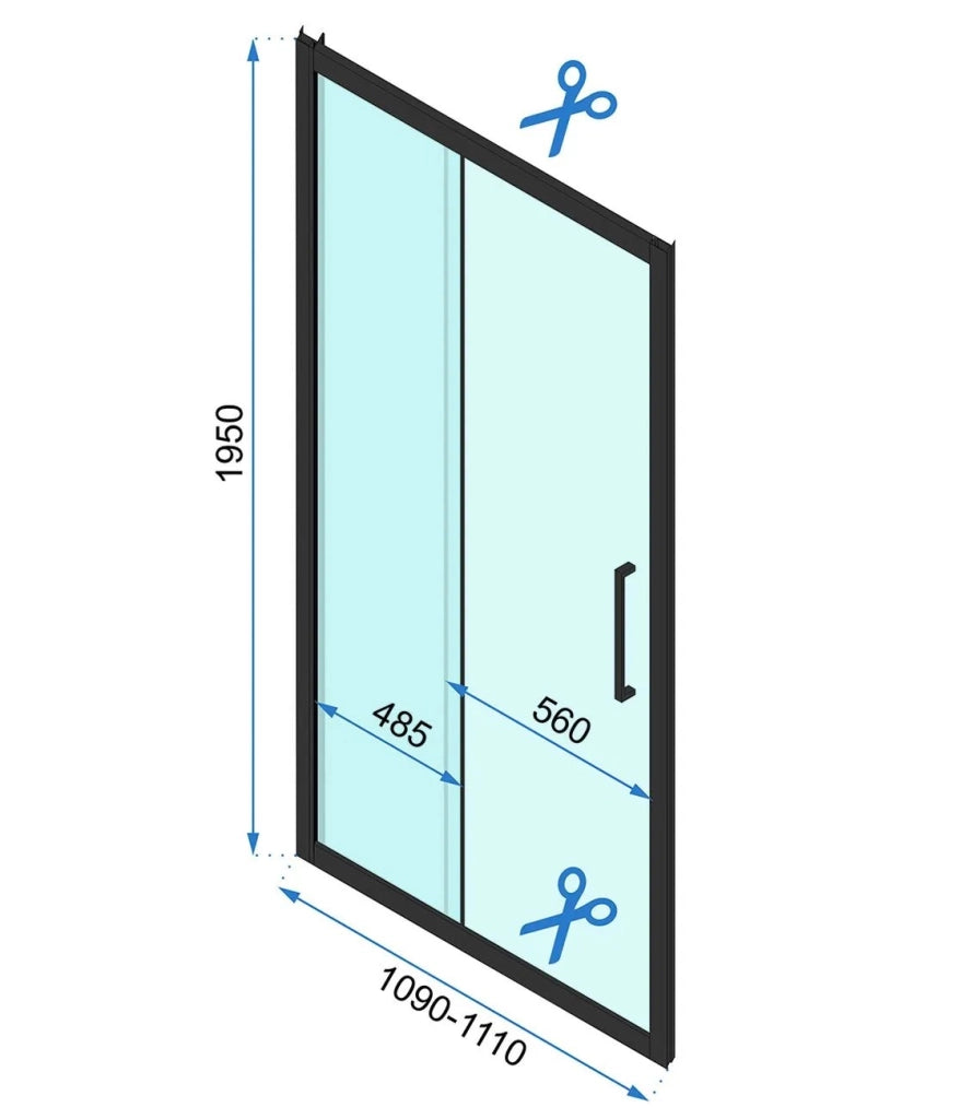 Cabina Doccia Rapid Slide Chrom 130x80