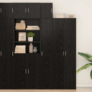 Mobiletto a muro Rovere Nero 30 x 42.5 x 39.5 cm 869149