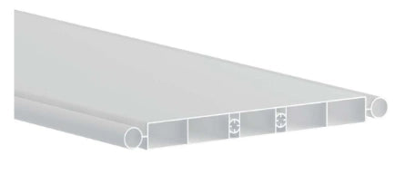 DOGA AGGIUNTIVA IN PVC PER PORTA A SOFFIETTO  cm.13x210 bianco    PINTO