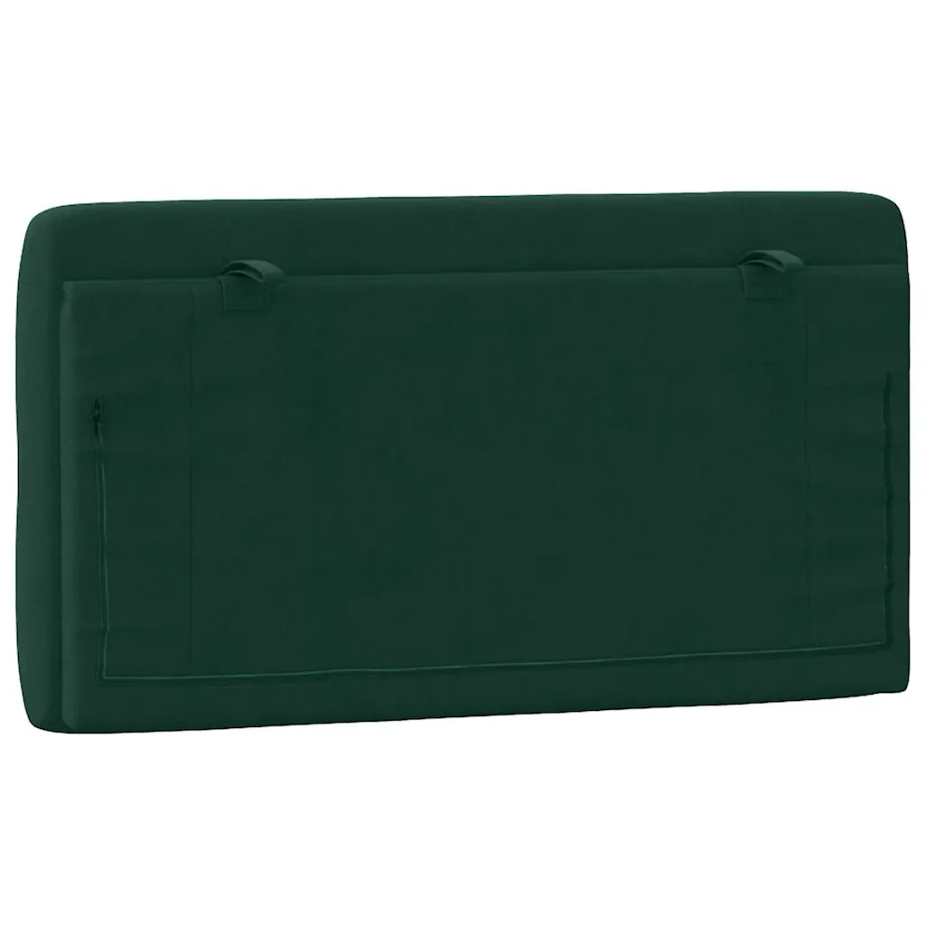 Cuscino Testiera Verde Scuro 100 cm in Velluto CFW3104731