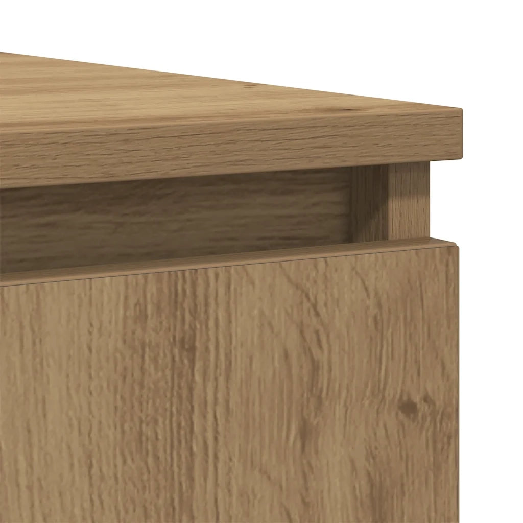 vidaXL Credenza con Cassetti Rovere Artigianale 100,5x35x76 cm