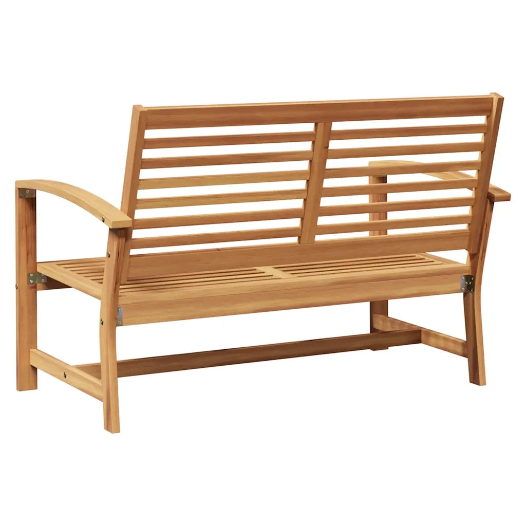 vidaXL Panchina da giardino Naturale 110 x 64 x 76.5 cm