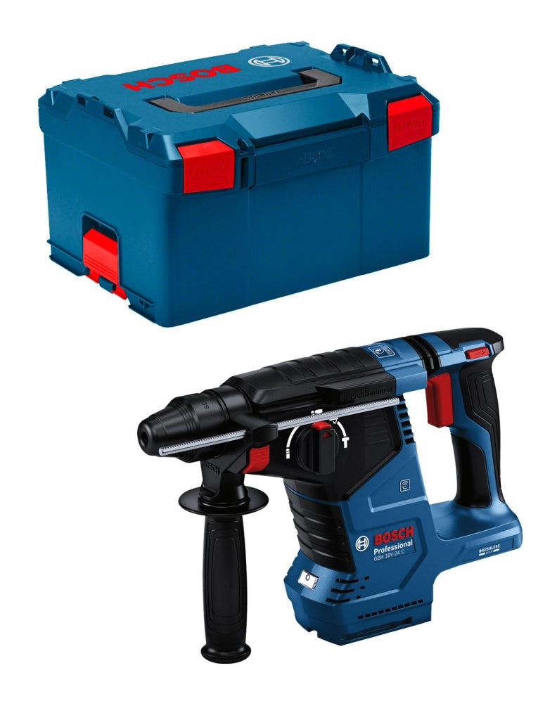 Martello Perforatore BOSCH GBH 18V-24 C (Solo corpo + L-Boxx 238 + impugnatura)