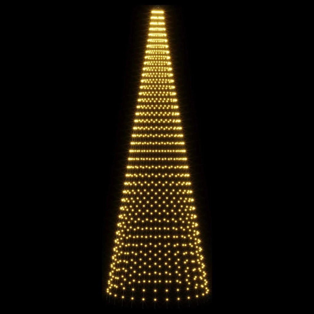 Luci per albero di Natale con picchetti e asta per bandiera 3468901