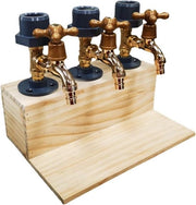 Dispensatore di Whisky in Legno - Tre volte Likeur con Alcol - Sfioratore a forma di Bicchiere per Dinner Party e Bar - Regalo per il Padre 2021