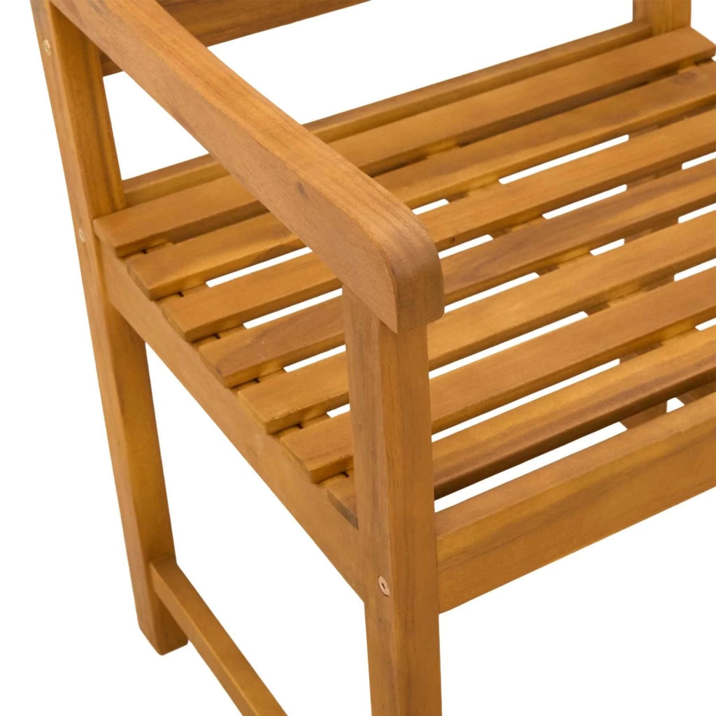 Panchina da esterno 2 pcs Naturale 56 x 55,5 x 90 cm 42028081