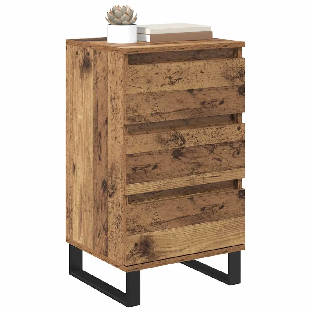 Credenza con Cassetto-Buffet-Armadio da cucina Legno vecchio Legno multistrato