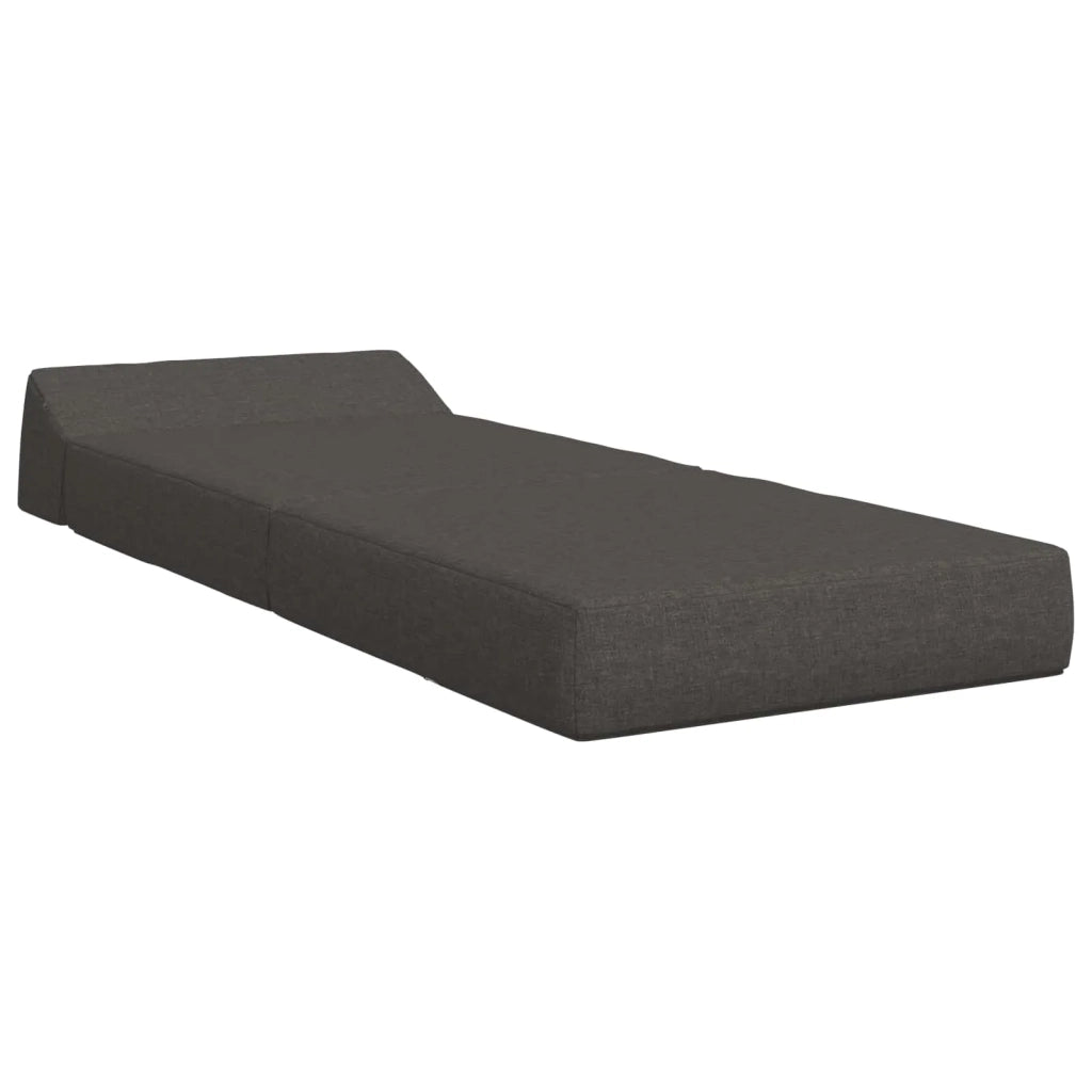 Divano Letto Pieghevole Grigio Scuro 60 x 70 x 41 cm Tessuto